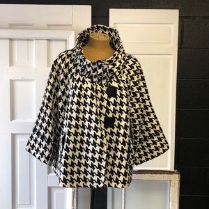 NWOT 3X Simply Chloe Dao Herringbone Swing Coat